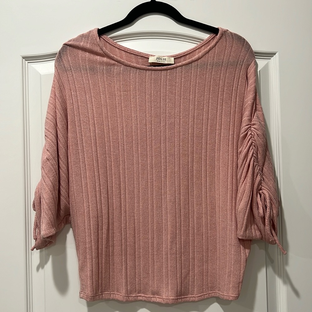 Pink sweater